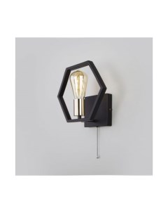 Настенный светильник в стиле лофт 70117 1 черный Eurosvet