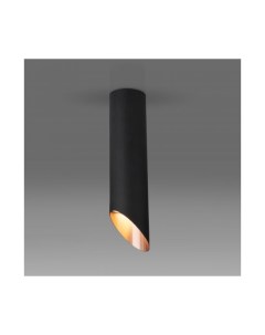 Накладной акцентный светильник DLN115 GU10 черный золото Elektrostandard