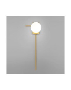 Настенный светильник со стеклянным плафоном 40033 1 золото Eurosvet