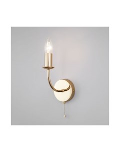 Настенный светильник в стиле лофт 60139 1 золото Eurosvet