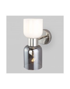 Настенный светильник со стеклянными плафонами 60118 2 никель Eurosvet