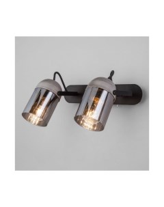Настенный светильник в стиле лофт 20122 2 черный серый Eurosvet