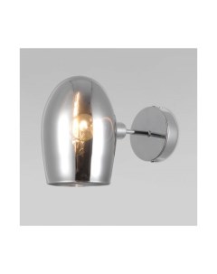 Настенный светильник со стеклянным плафоном 70141 1 хром Eurosvet