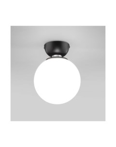 Потолочный светильник со стеклянным плафоном 30197 1 черный Eurosvet