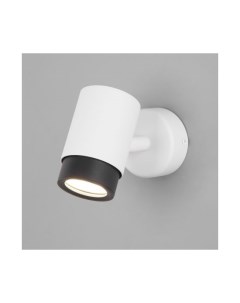 Настенный светильник в стиле лофт 20124 1 белый черный Eurosvet