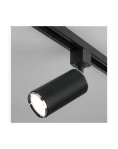 Трековый светильник для однофазного шинопровода Svit GU10 черный хром MRL 1013 Elektrostandard