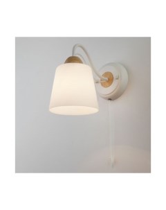 Настенный светильник со стеклянным плафоном 70062 1 белый Eurosvet