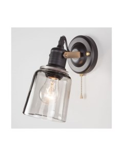 Настенный светильник в стиле лофт 70111 1 черный Eurosvet