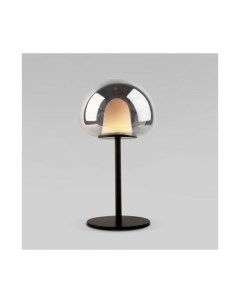 Настольный светодиодный светильник со стеклянным плафоном 90326 1 черный Eurosvet