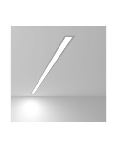 Линейный светодиодный встраиваемый светильник 128см 25Вт 6500К матовое серебро 101 300 128 Elektrostandard pro