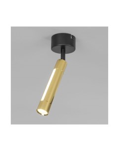Светодиодный светильник в стиле минимализм 20084 1 LED черный золото Eurosvet