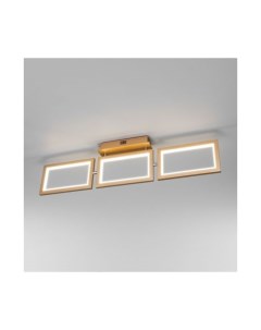 Потолочный светодиодный светильник в стиле минимализм 90223 3 матовое золото Eurosvet