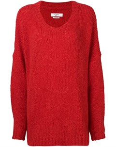 Isabel marant etoile расклешенный свитер с длинными рукавами 38 красный Isabel marant etoile