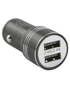 Зарядное устройство автомобильное AC 5 УТ000016521 2 USB 2 4А черный Red line