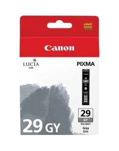 Картридж PGI 29GY 4871B001 для PIXMA PRO 1 серый Canon