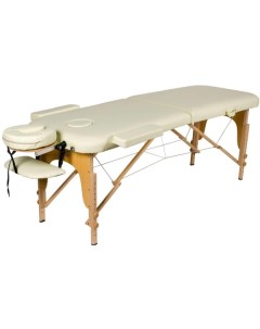 Стол массажный Atlas Sport Массажный стол 2 с деревянный 70 см бежевый Массажный стол 2 с деревянный Atlas sport