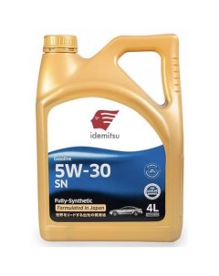 Моторное масло Fully Synthetic 5W 30 4л синтетическое Idemitsu