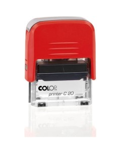Текстовый штамп автоматический Printer C20 оттиск 38 х 14 мм прямоугольный Colop