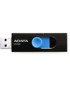 Флешка USB UV320 128ГБ USB3 2 черный Adata