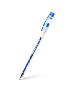 Ручка гелев G Point 17627 корп прозрачный d 0 38мм чернила син линия 0 25мм 12 шт кор Erich krause