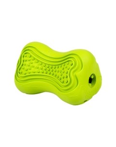 Игрушка для собак резиновая Кость для лакомств зелёная 8x5 5x5 5см Бельгия Duvo+