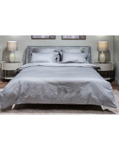 Комплект постельного белья Серпенте серый полуторный с наволочками 50х70см Garda decor