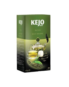 Чай зеленый Detox Milk Oolong 25 пакетиков Kejo tea