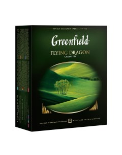 Чай зеленый Флаинг Драгон 100х2 г Greenfield