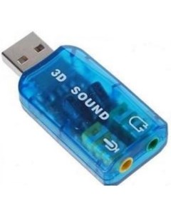 Звуковая карта USB 2 0 USB 6C V 849275 TRUA3D C Media CM108 2 0 channel out 44 48KHz 5 1 virtual cha Asia