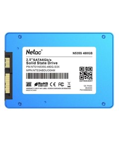 SSD накопитель Netac 480GB N535S NT01N535S 480G S3X 480GB N535S NT01N535S 480G S3X