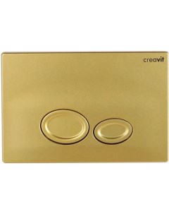 Смывная клавиша золотой матовый Drop GP200600 Creavit