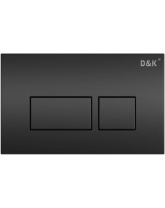 Смывная клавиша Berlin черный матовый DB1439025 D&k