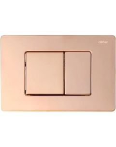 Смывная клавиша розовое золото AC0120RG Abber