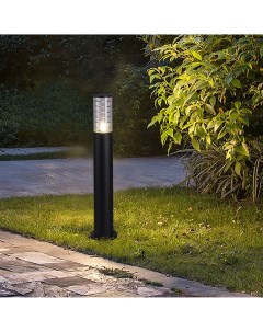 Светильник столб садово парковый влагозащищенный Techno IP54 80 см цвет черный Duwi