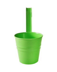 Кашпо для цветов o20 h25 см v1 3 л пластик зеленый Без бренда