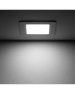 Светильник точечный светодиодный Downlight квадрат под отверстие 90 мм 2 м нейтральный белый свет цв Gauss