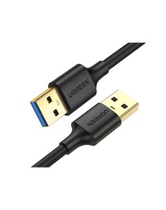 Аксессуар US128 USB A USB A 2m Black 10371 Ugreen