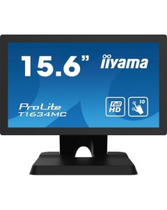 Монитор 15 6 T1634MC B8X черный IPS LED 25ms 16 9 HDMI матовая 450cd 178гр 178гр 1920x1080 60Hz VGA  Iiyama