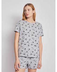 Пижамный комплект футболка и шорты Zolla