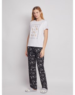 Пижамный комплект футболка и штаны Zolla