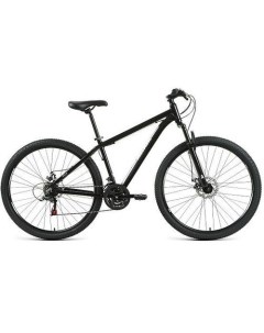 Велосипед 29 Disc 2021 горный взрослый рама 17 колеса 29 черный серебристый 14 5кг Altair