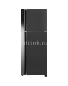 Холодильник двухкамерный R V540PUC7 BSL инверторный серебристый бриллиант Hitachi