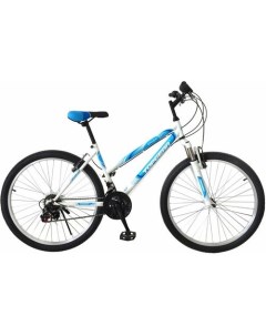 Велосипед Style 2021 горный взрослый рама 16 колеса 26 белый голубой 18кг Topgear