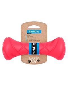 PitchDog игрушка Игровая гантель для апортировки для собак 19 см Розовый Collar