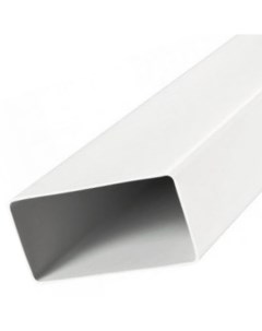 Воздуховод вентиляционый пластик диаметр 110 мм плоский 55 мм 1 5 м В511ВП1 5 PLUS Виенто