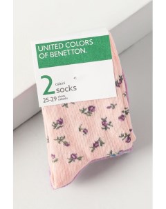Набор из двух пар хлопковых носков Benetton undercolors