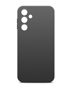 Чехол на Samsung Galaxy A25 силиконовый черный матовый Brozo