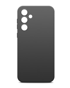 Чехол на Samsung Galaxy A35 силиконовый черный матовый Brozo