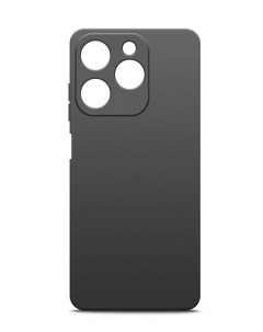 Чехол на Infinix Smart 8 Plus с силиконом Soft touch черный Brozo