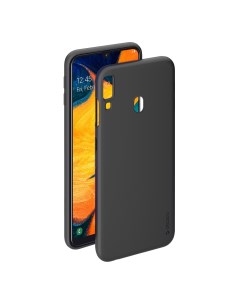 Чехол Gel Color Case для Samsung Galaxy A30 2019 A20 2019 черный 87326 Deppa